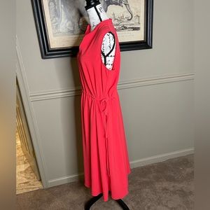Annie Klein pocketed drawstring dress